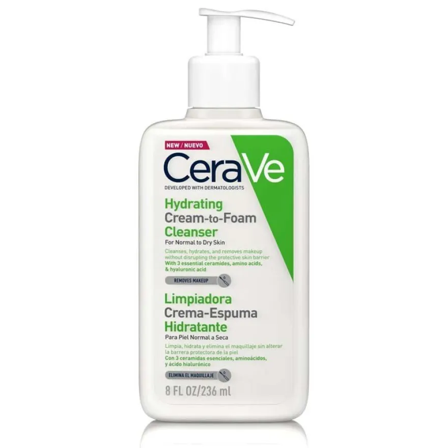 CeraVe Crema - Espuma Hidratante Limpiadora 236ml