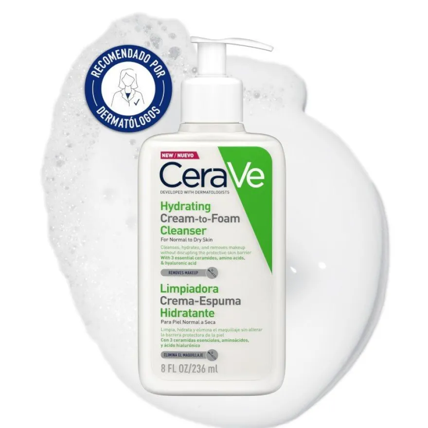CeraVe Crema - Espuma Hidratante Limpiadora 236ml