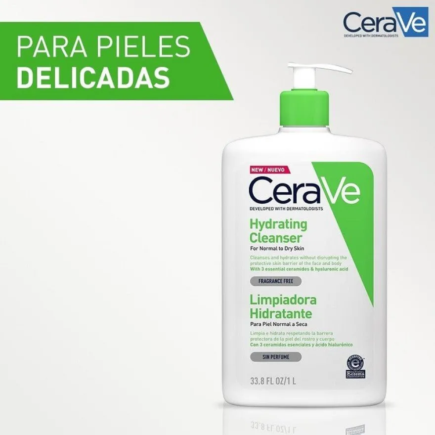 CeraVe Crema Limpiadora Hidratante Familiar 1L
