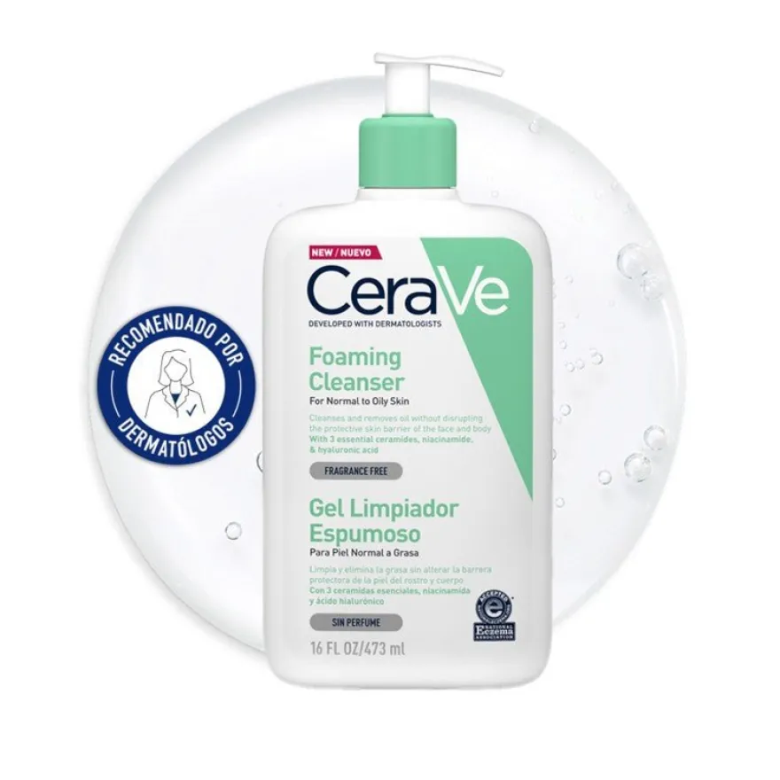 CeraVe Gel Limpiador Espumoso 473ml