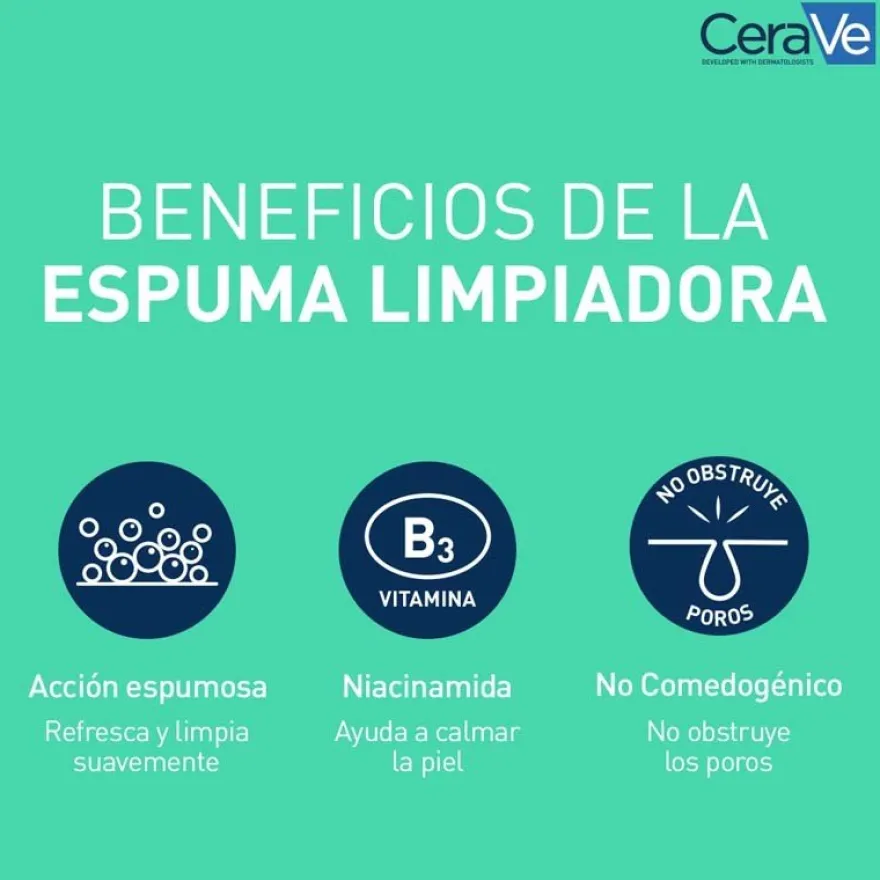 CeraVe Gel Limpiador Espumoso 473ml