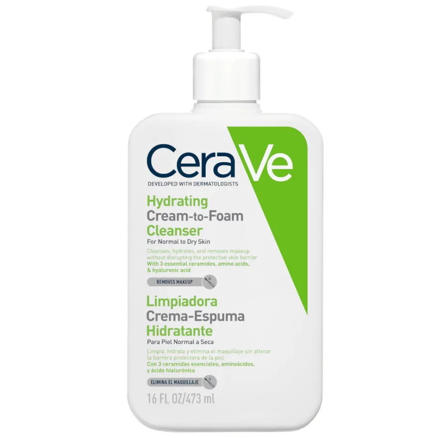 CeraVe Limpiadora Crema-Espuma Hidratante 473 ml