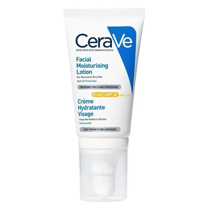 CeraVe Loción Hidratante de Rostro SPF30 52ml