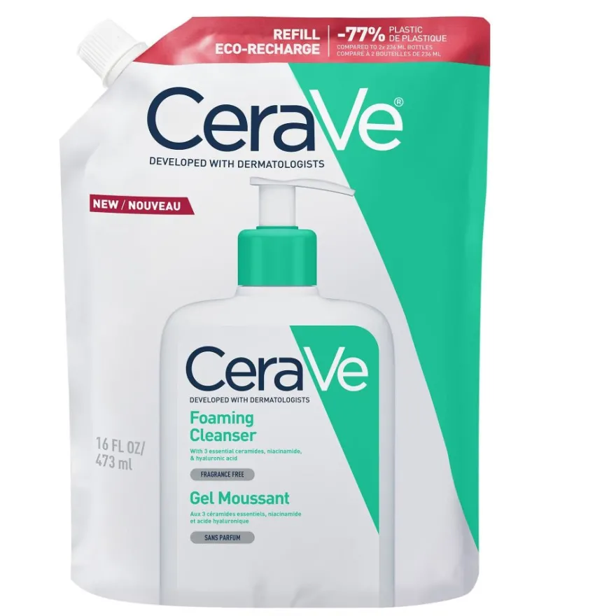 CeraVe REFILL Gel Limpiador Espumoso 473ml