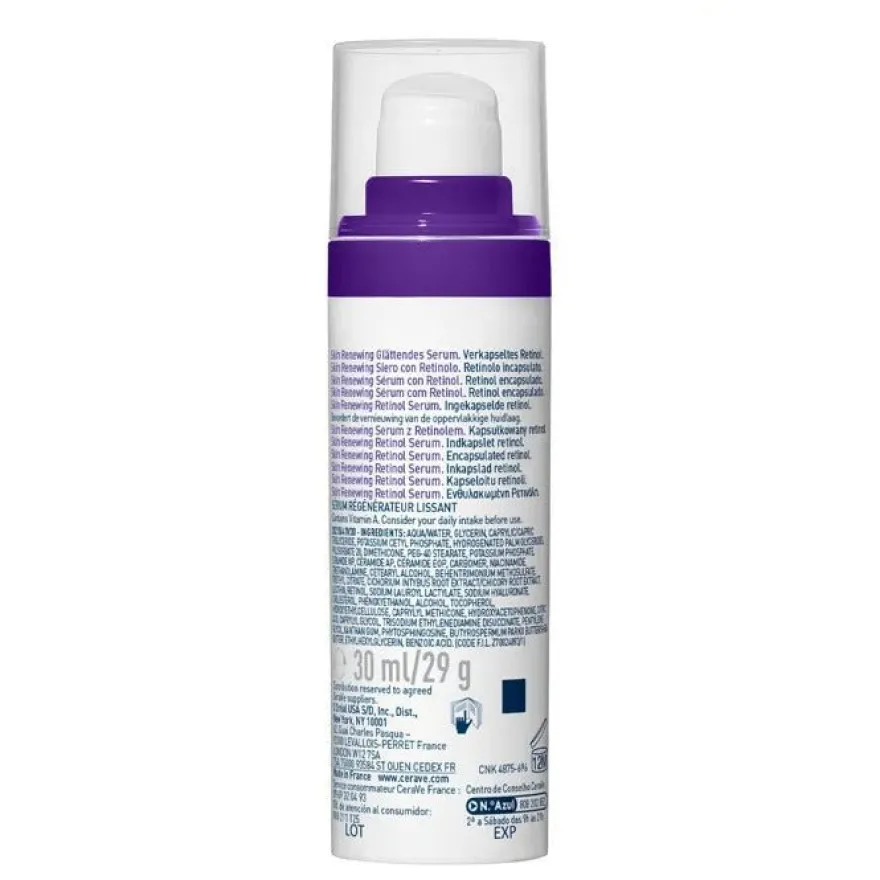 CeraVe Resurfacing Sérum con Retinol Marcas de Acné 30 ml