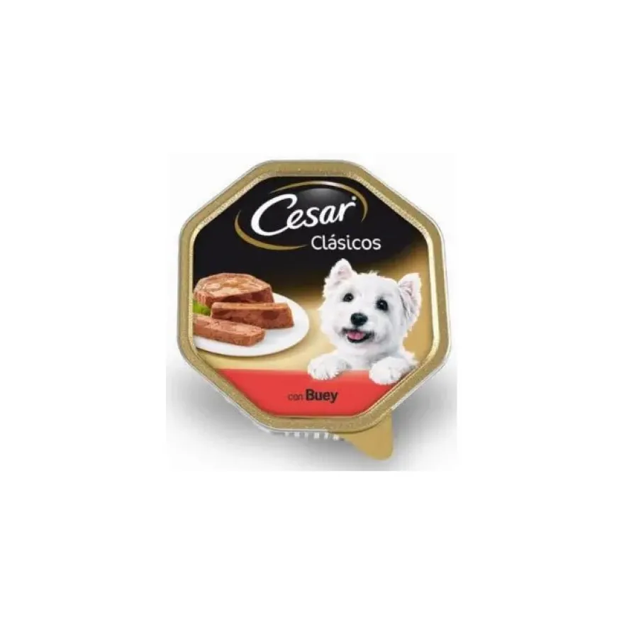 Cesar Clasicos Buey Comida Húmeda para Perros 14 x 150g