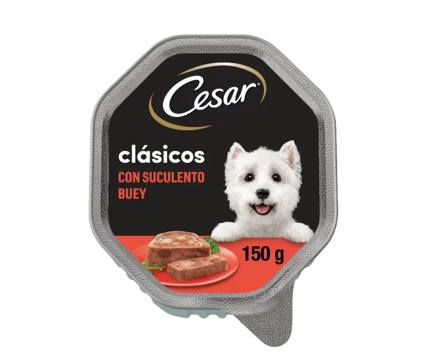 Cesar Clasicos Buey Comida Húmeda para Perros 14 x 150g