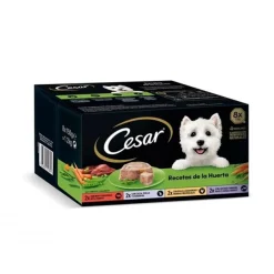 Cesar Multipack Recetas De La Huerta Comida Húmeda para Perros 24 ud