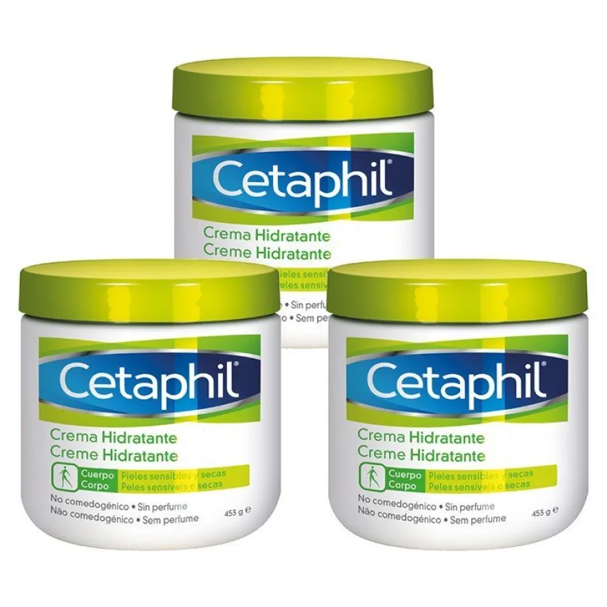 CETAPHIL Crema Hidratante TRIPLO 3x453gr