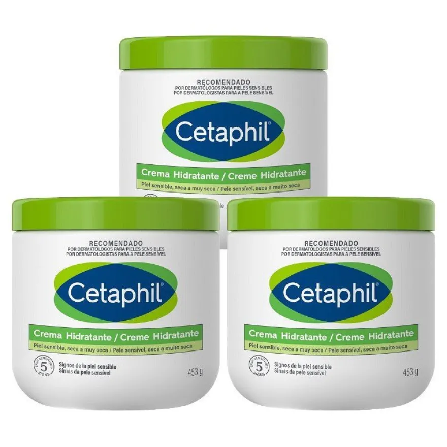 CETAPHIL Crema Hidratante TRIPLO 3x453gr