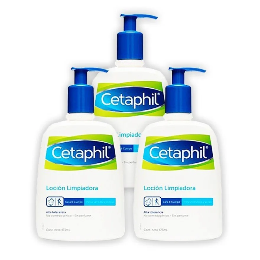 CETAPHIL Triplo Loción Limpiadora 3x473ml