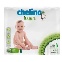 CHELINO Nature Pañales Talla 6 de 17 a 28 kilos 27 uds