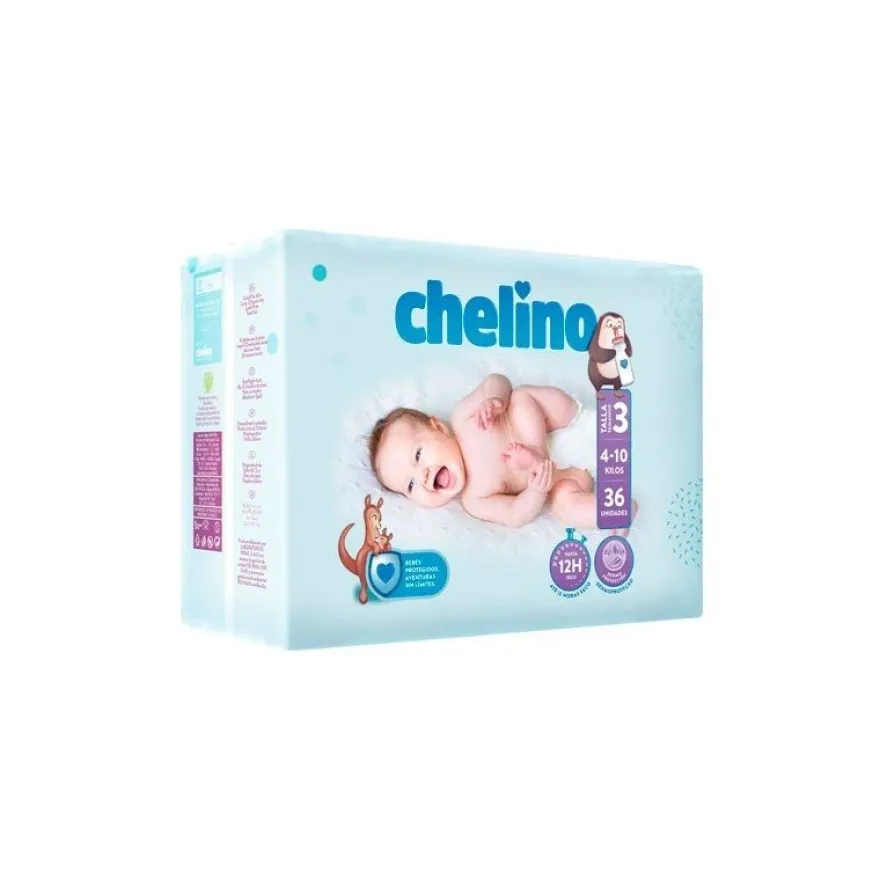 CHELINO Pañales Talla 3 36 Unidades