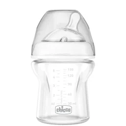 CHICCO Biberón Natural Feeling de Vidrio Flujo normal 150ML 0m+
