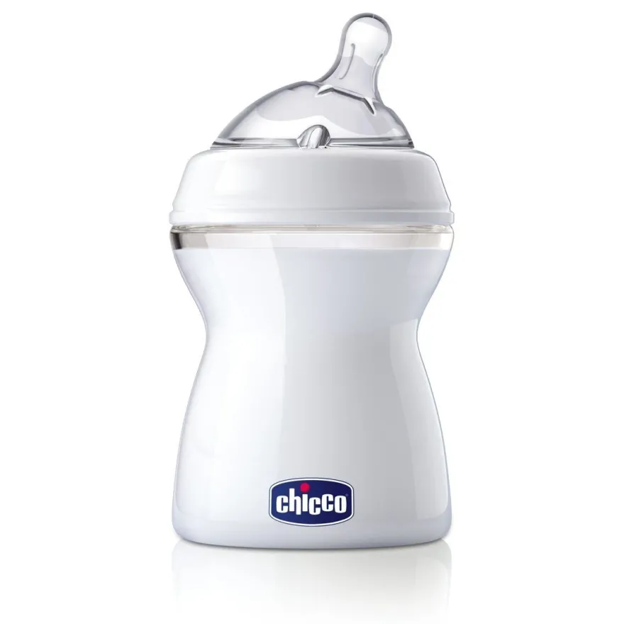 CHICCO Biberón Natural Feeling Tetina Inclinada Flujo Medio 250ML