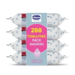 CHICCO Toallitas Limpiadoras 4x72 Unidades