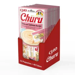 Churu Atún con Salmón Alimento Húmedo para Gatos 12 uds. de 56 g