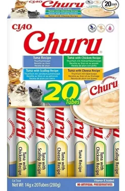 Churu Atún Variado Snacks para Gatos 20 x 14g