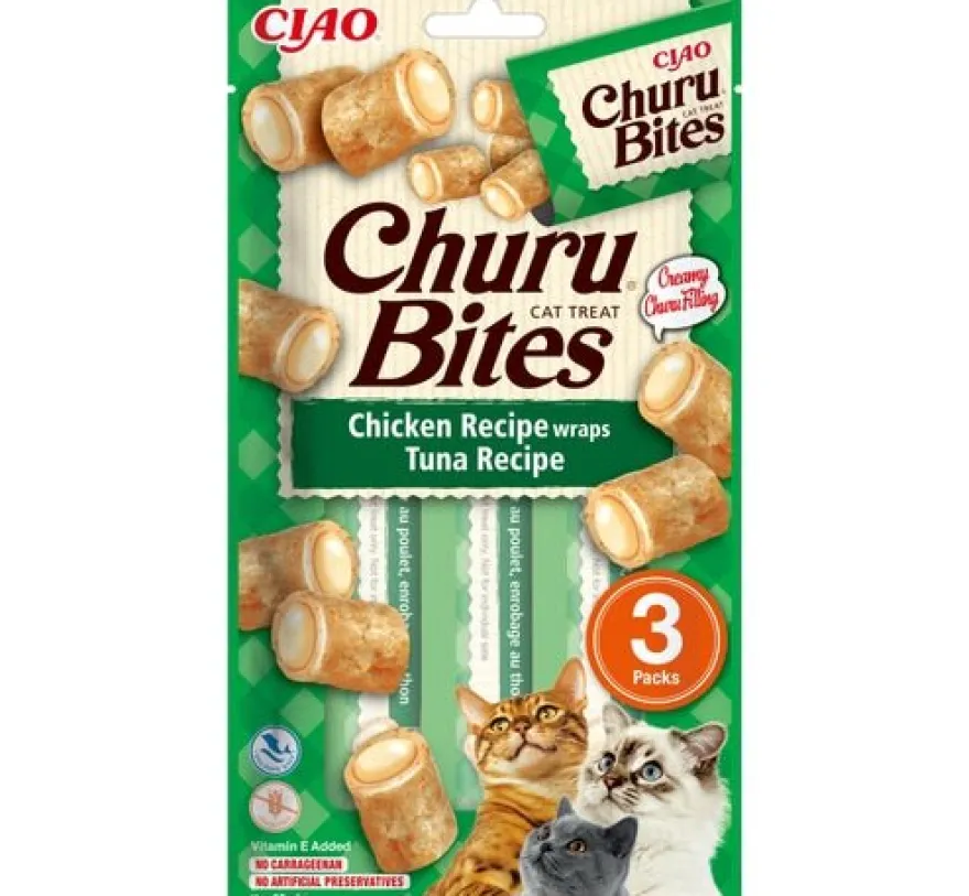 Churu Cat Bites Atún Golosinas para Gatos 30g