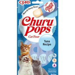 Churu Cat Pops Atún Golosinas para Gatos 12 tubos de 60g