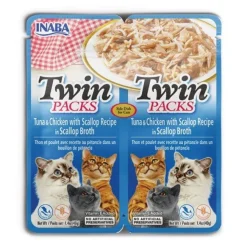 Churu Cat Twin Packs Receta Pollo En Caldo De Vieira 12X80Gr