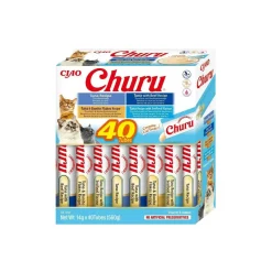Churu Cat Variedades de Atún Snacks 40 tubos x 14g
