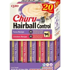 Churu Cat Variedades Hair Ball Control Snack Húmedo 20 uds