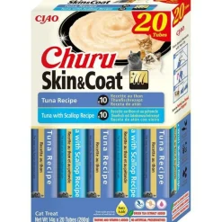 Churu Cat Variedades Skin&Coat Snack para gatos en Pasta 60gr