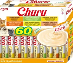 Churu Churu Cat Variedades De Pollo Pasta 60x14g