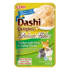 Churu Dashi Delight Flakes Comida Húmeda 12 x 40g