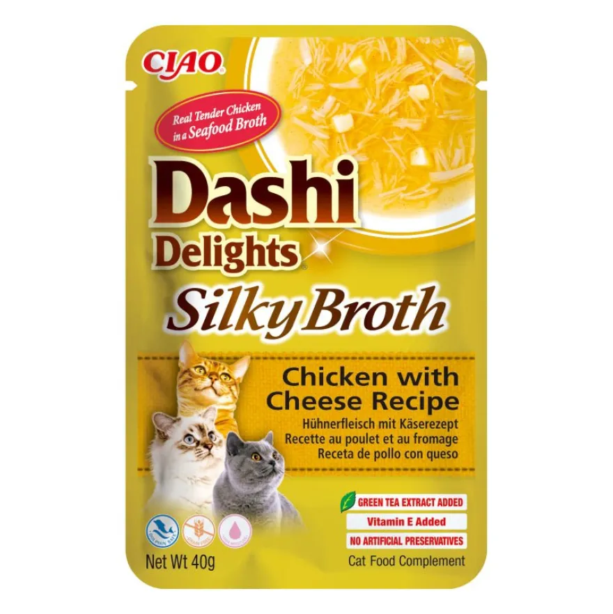 Churu Dashi Delight Pollo con Queso Húmedo 480g