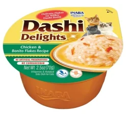 Churu Dashi Delights Alimento Húmedo Pollo y Bonito 6x70g