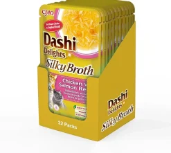 Churu Dashi Delights Comida Húmeda Pollo con Salmón 480g