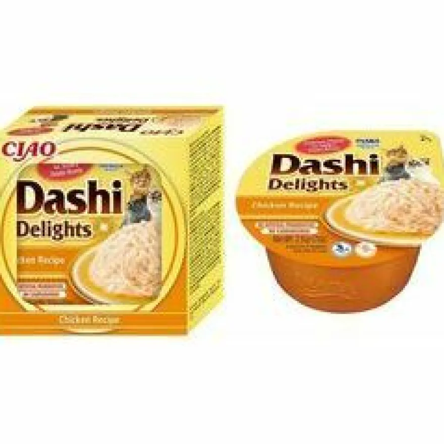 Churu Dashi Delights Pollo Comida Húmeda 6 sachets de 70g