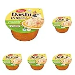 Churu Dashi Delights Pollo con Atún y Salmón Alimento Húmedo 6 bolsitas de 70g