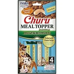 Churu Dog Meal Topper Receta Pollo con Queso Granulado 672g