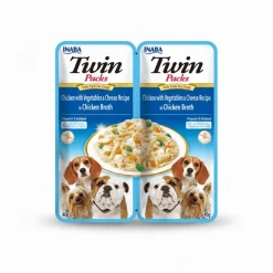 Churu Dog Twin Packs Pollo Con Verduras Y Queso 12x80Gr