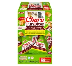 Churu Fun Bites Snack suave Pollo y Calabaza 96g