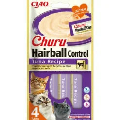 Churu Hairball Control Comida Húmeda Atún 4 tubos 56.7g