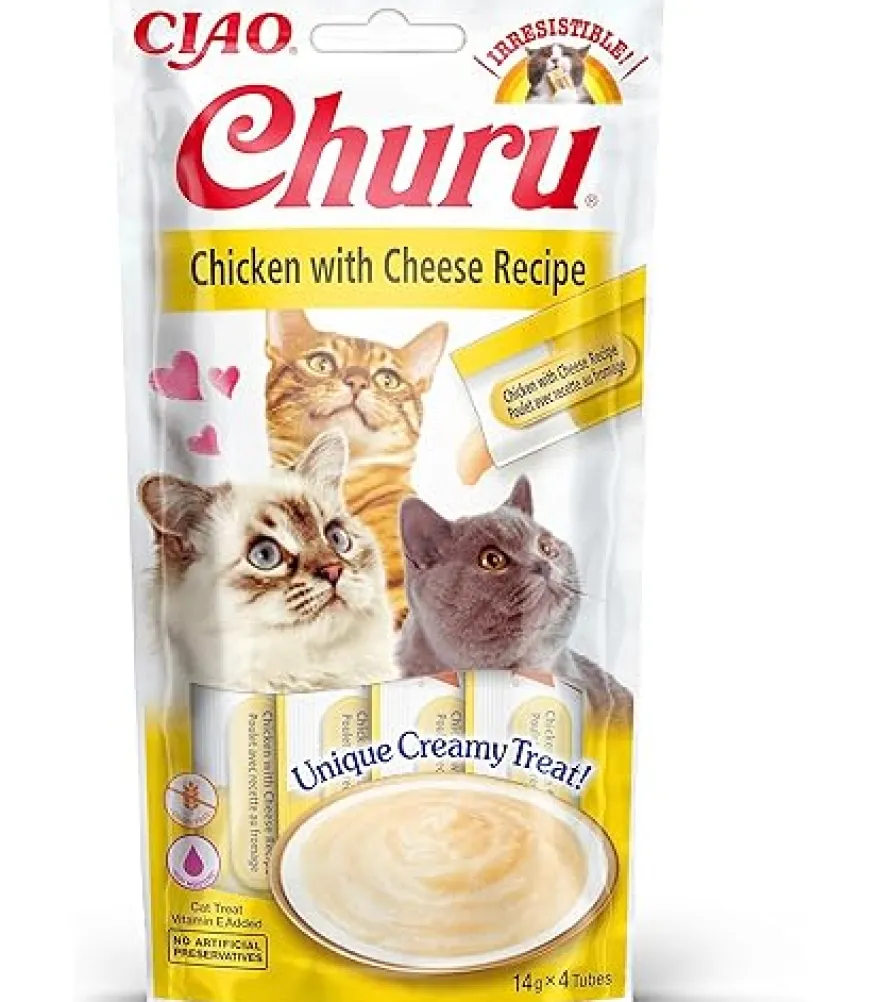 Churu Rolls Receta de Pollo Snacks para Gatos 12 uds
