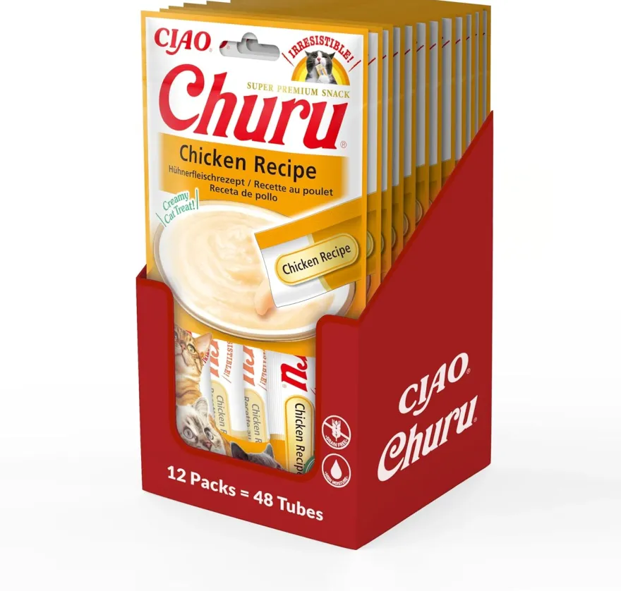 Churu Snack Pollo Kapsičky 12 ud