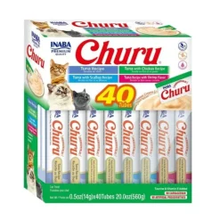 Churu Snacks Atún con Marisco 40x14g