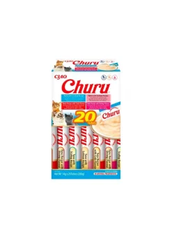 Churu Variedades de Atún con Marisco Snack para Gatos 20 ud