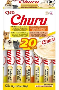 Churu Variedades de Pollo con Ternera Pasta 20 ud