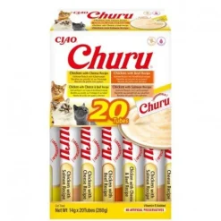 Churu Variedades de Pollo con Ternera Pasta 20 ud