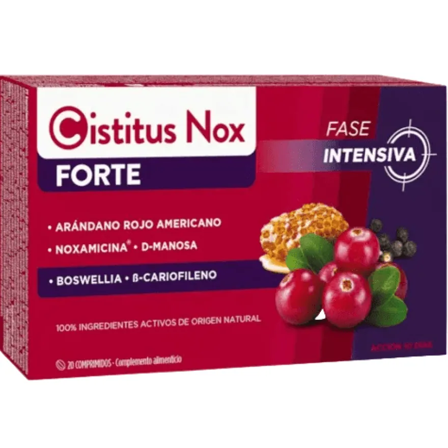 CISTITUS Nox Forte Arándano Rojo Americano 20 Comprimidos