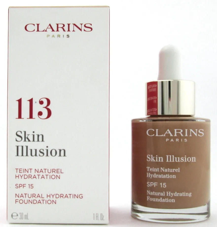 Clarins Skin Illusion Base de Maquillaje Líquida 30ml 113 Chestnut