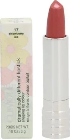 Clinique Dramatically Different Lipstick 17 Strawberry Ice Barra 4G