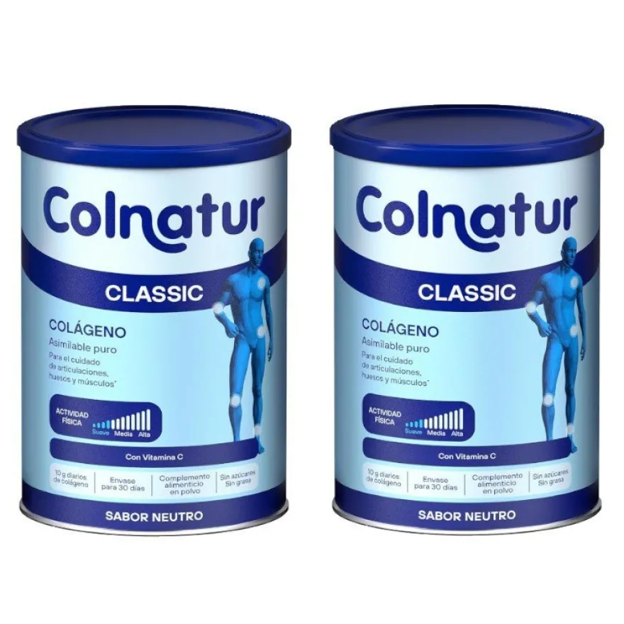 COLNATUR Classic Neutro Colágeno Soluble DUPLO 2x306g