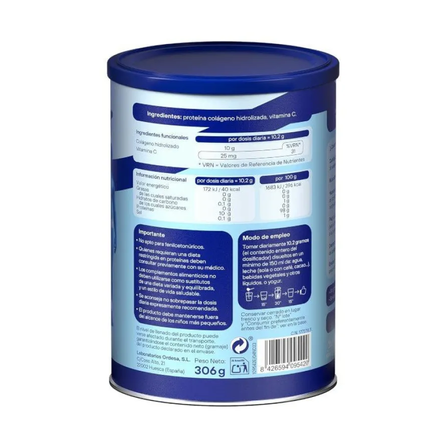 COLNATUR Colágeno Soluble Neutro Classic 306g